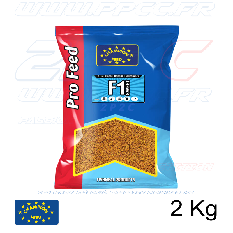 CHAMPION FEED - AMORCE PRO FEED RANGE GROUNDBAITS F1 SWEET - 2 Kg - Réf PFGB001 - Photo 001