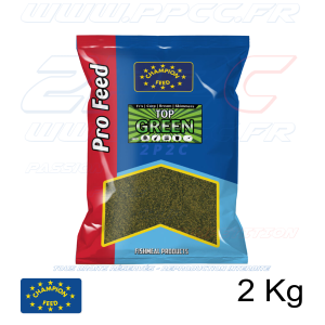 CHAMPION FEED - AMORCE PRO FEED RANGE GROUNDBAITS TOP GREEN - 2 Kg - Réf PFGB002 - Photo 001