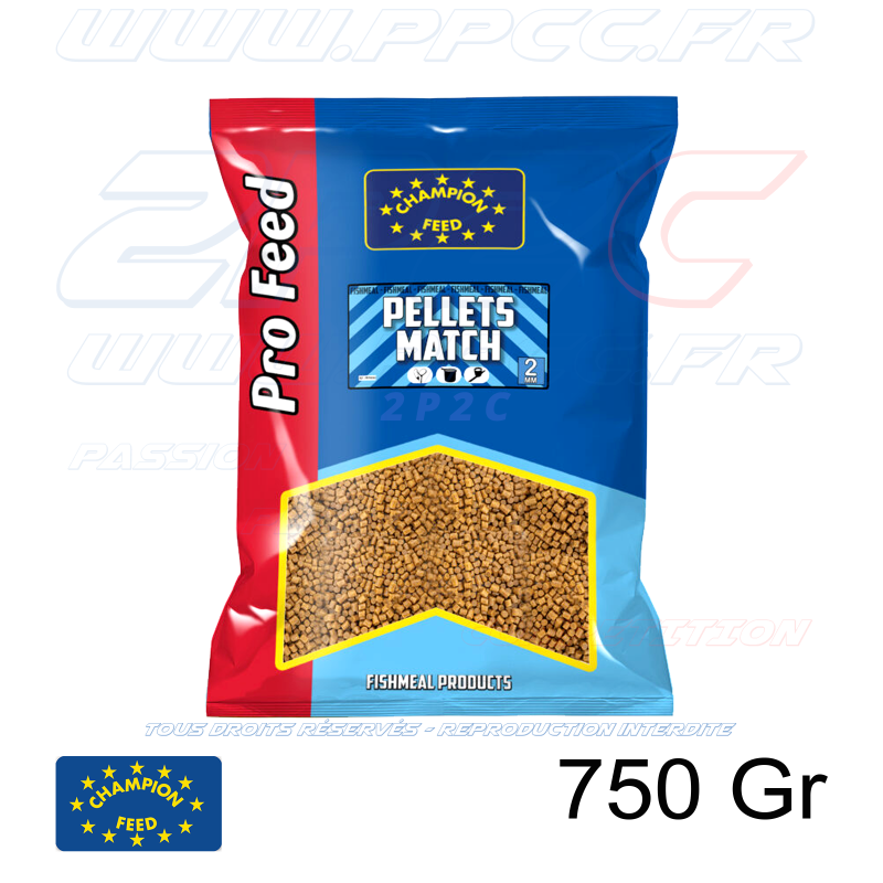 CHAMPION FEED - PRO FEED RANGE PELLETS MATCH 2mm - 750 Gr - Réf PFPM002 - Photo 001