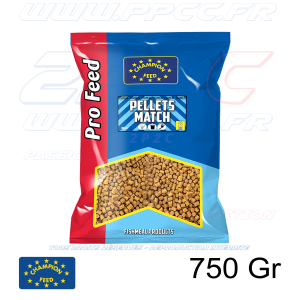 CHAMPION FEED - PRO FEED RANGE PELLETS MATCH 6mm - 750 Gr - Réf PFPM006 - Photo 001