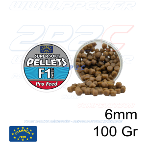 CHAMPION FEED - PRO FEED RANGE SUPER SOFT PELLETS 6mm - 100 Gr - Réf PFSSP601
