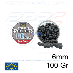 CHAMPION FEED - PRO FEED RANGE SUPER SOFT PELLETS F1 SWEET DARK 6mm - 100 Gr - Réf PFSSP609 - Photo 001