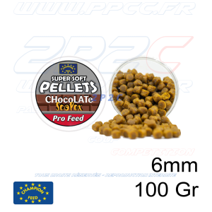 CHAMPION FEED - PRO FEED RANGE SUPER SOFT PELLETS CHOCOLATE SCOPEX 6mm - 100 Gr - Réf PFSSP604 - Photo 001
