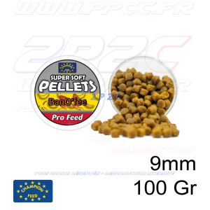 CHAMPION FEED - PRO FEED RANGE SUPER SOFT PELLETS BANO'FEE 9mm - 100 Gr - Réf PFSSP903 - Photo 001