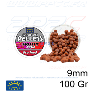 CHAMPION FEED - PRO FEED RANGE SUPER SOFT PELLETS FRUITY FISH 9mm - 100 Gr - Réf PFSSP910 - Photo 001