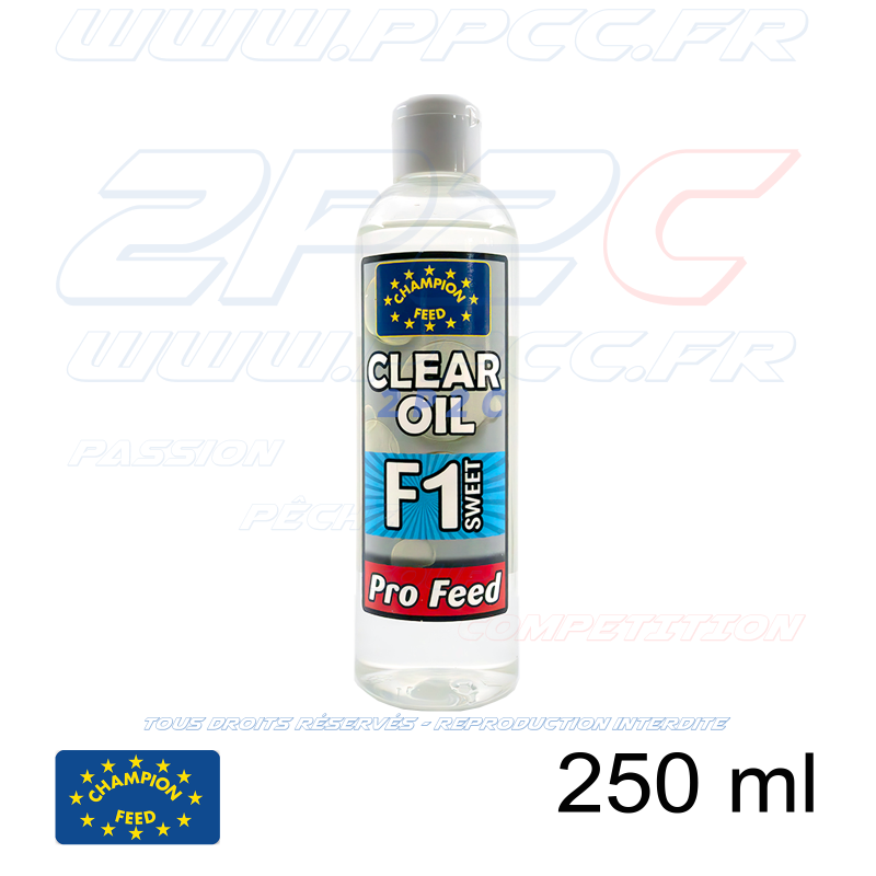 CHAMPION FEED - PRO FEED RANGE CLEAR OIL F1 SWEET - 250 ml - Réf PFCO001 - Photo 001