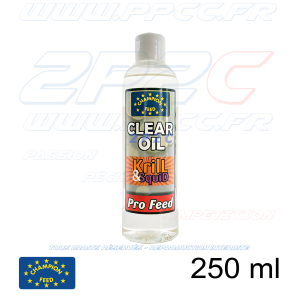CHAMPION FEED - PRO FEED RANGE CLEAR OIL KRILL & SQUID - 250 ml - Réf PFCO005 - Photo 001