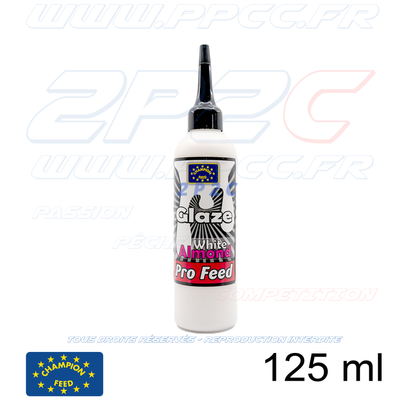 CHAMPION FEED - PRO FEED RANGE GLAZE WHITE ALMOND - 125 ml - Réf PFGZ010 - Photo 001