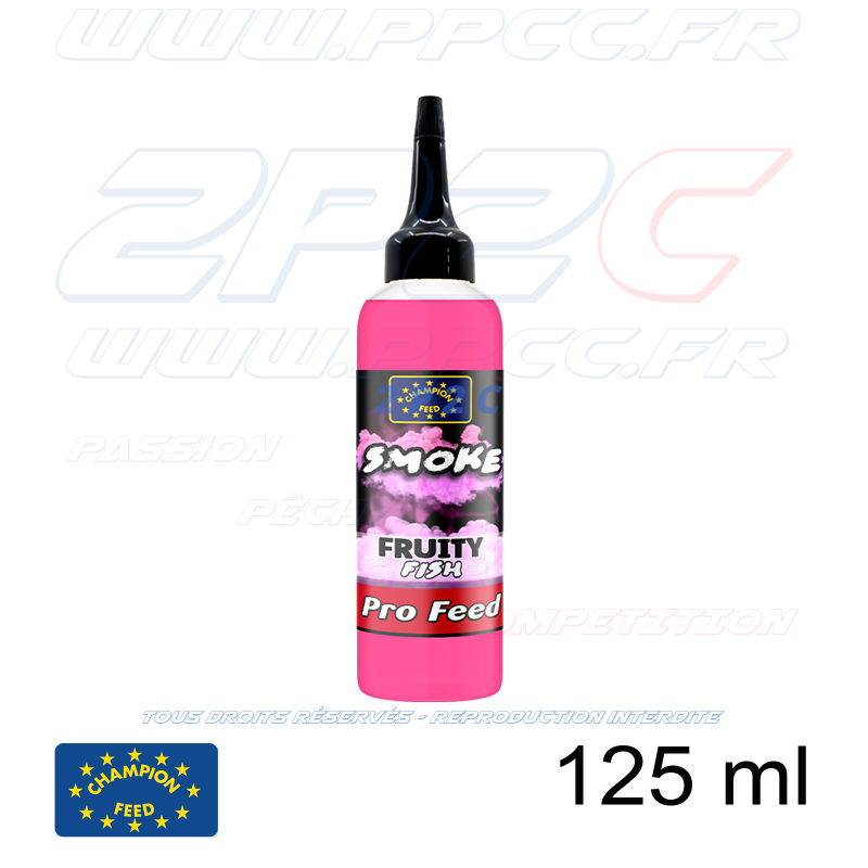 CHAMPION FEED - PRO FEED RANGE SMOKE FRUITY FISH - 125 ml - Réf PFGS011 - Photo 001