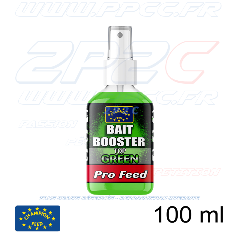 CHAMPION FEED - PRO FEED RANGE BAIT BOOSTER TOP GREEN - 125 ml - Réf  PFBB002 - Photo 001