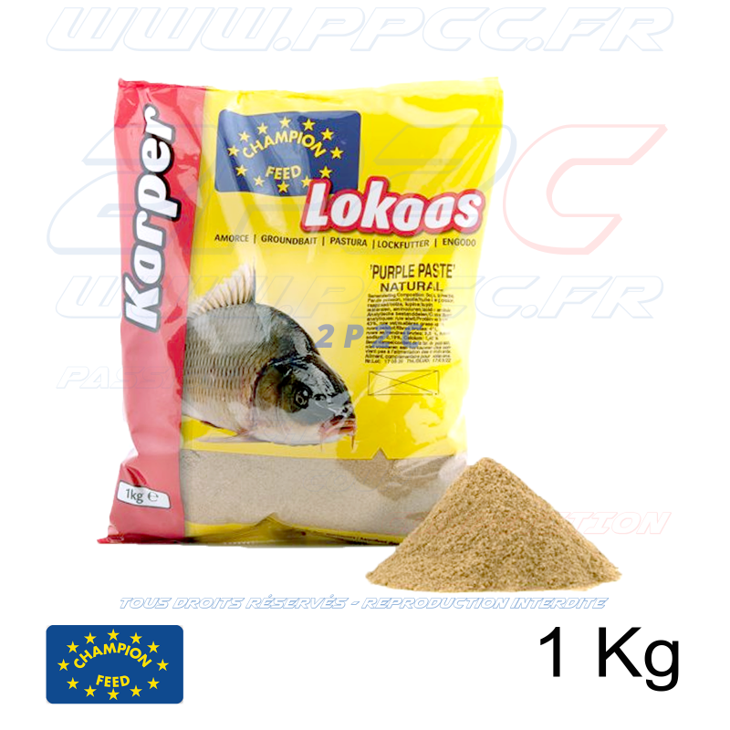 CHAMPION FEED - PATE KARPER RANGE PURPLE PASTE NATURAL - 1 Kg - Réf  PAS51101 - Photo 001