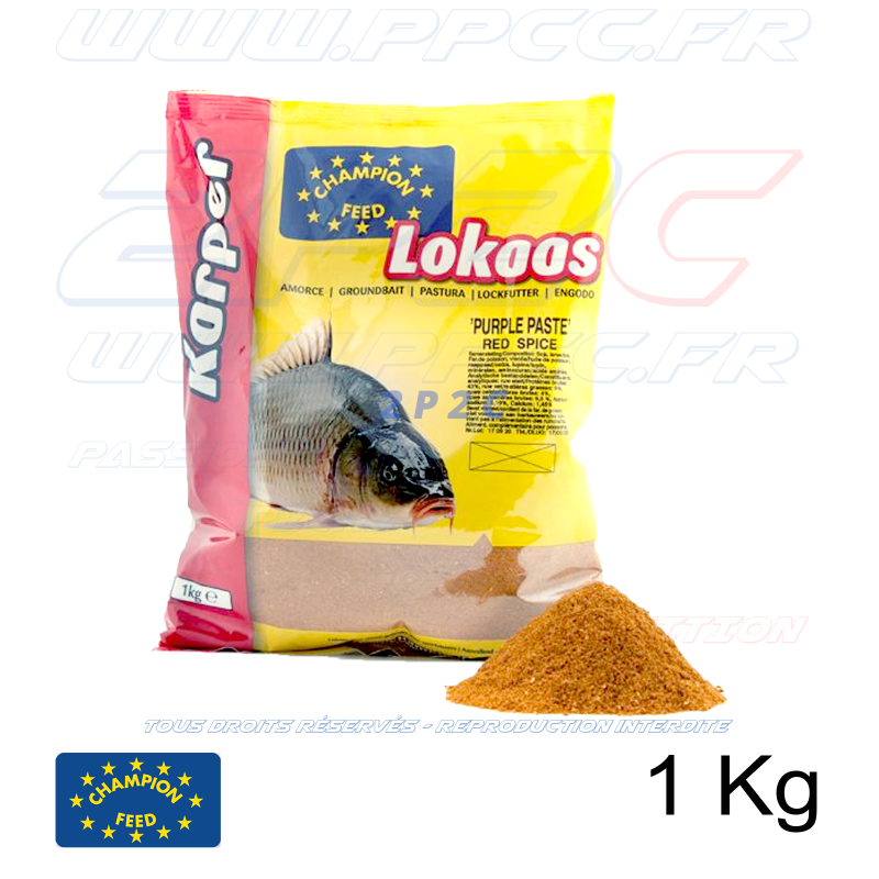 CHAMPION FEED - PATE KARPER RANGE PURPLE PASTE RED SPICE - 1 Kg - Réf PAS51401 - Photo 001