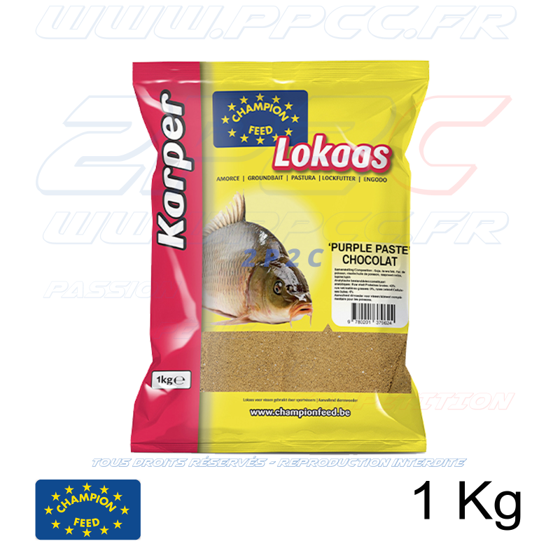 CHAMPION FEED - PATE KARPER RANGE PURPLE PASTE CHOCOLATE - 1 Kg - Réf PAS52101 - Photo 001