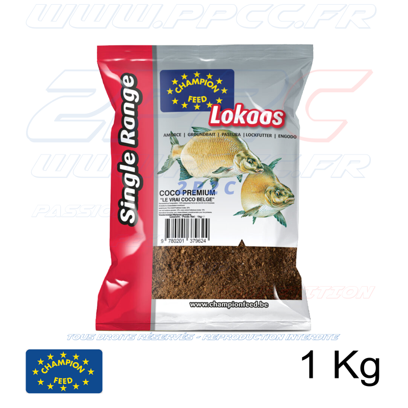 CHAMPION FEED - FARINE SINGLE RANGE COCO PREMIUM - 1 Kg - Réf EL18801 - Photo 001