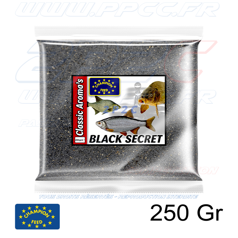 CHAMPION FEED - AROME CLASSIC AROMA'S BLACK SECRET - 250 Gr - Réf ARCLAS35101 - Photo 001
