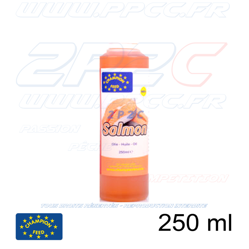CHAMPION FEED - ADDITIF CLASSIC OIL AROMA'S RANGE OIL SALMON / HUILE DE SAUMON - 250 ml - Réf OLLIQ70201 - Photo 001