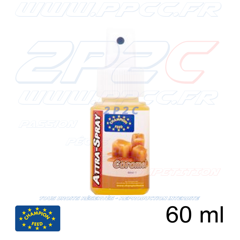CHAMPION FEED - ADDITIF ATTRA-SPRAY RANGE CARAMEL - 60 ml - Réf GLSPR61001 - Photo 001