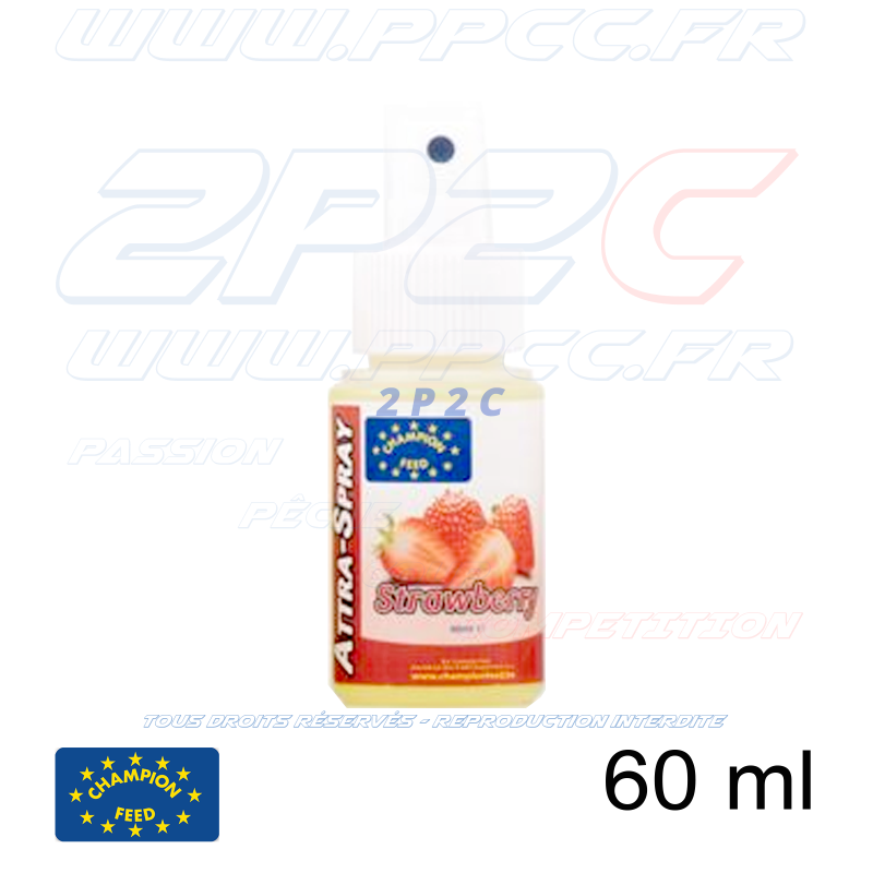 CHAMPION FEED - ADDITIF ATTRA-SPRAY RANGE STRAWBERRY - 60 ml - Réf PLSPR61003 - Photo 001