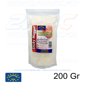 CHAMPION FEED - SPECIAL LIVE BAITS RANGE STICKY MAGGOT / COLLE À ASTICOT - 200 Gr