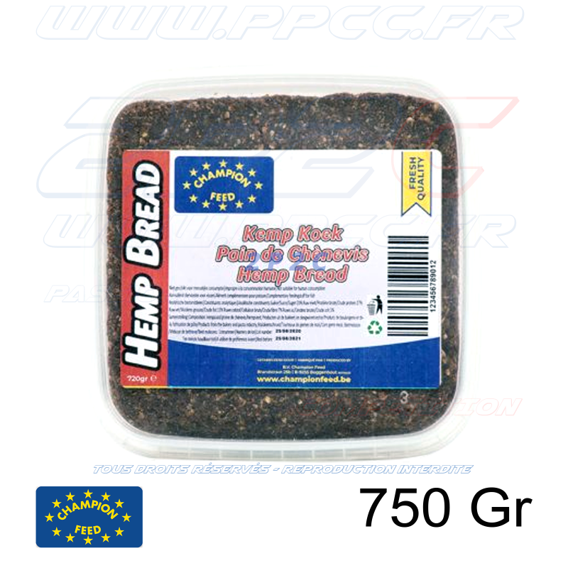 CHAMPION FEED - ADDITIF KEMPKOEK / PAIN DE CHÈNEVIS - 750 Gr - Réf MEL12001 - Photo 001