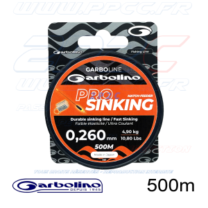 GARBOLINO - GARBOLINE PRO SINKING 0.260mm - 500M - Réf GOFFN0166-26 - Photo 001