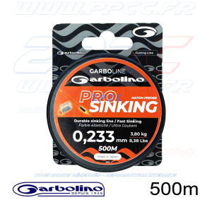 GARBOLINO - GARBOLINE PRO SINKING 0.233mm - 500M - Réf GOFFN0166-23 - Photo 001