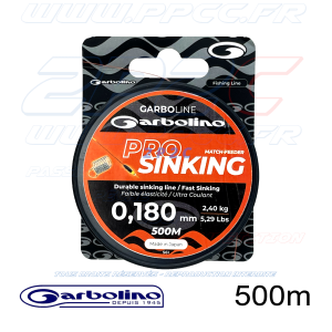GARBOLINO - GARBOLINE PRO SINKING 0.180mm - 500M - Réf GOFFN0166-18 - Photo 001