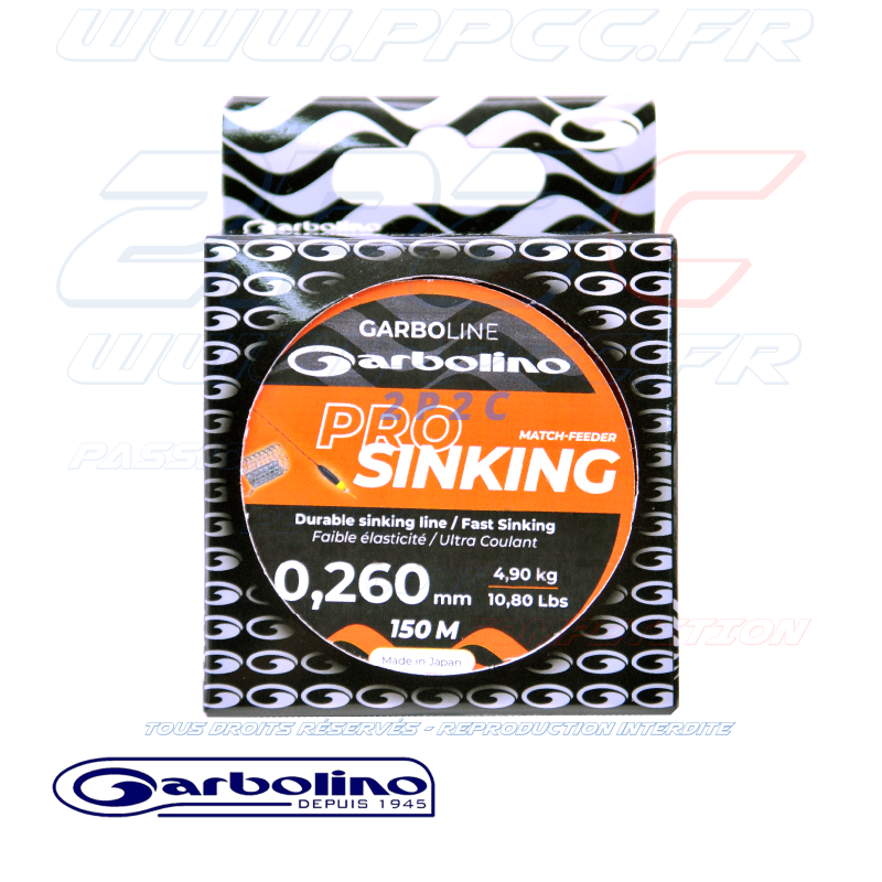 GARBOLINO - GARBOLINE PRO SINKING 0.260 - 150M - Réf GOFFN0165-26 - Photo 001