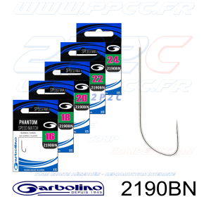 GARBOLINO - HAMEÇONS 2190BN - PHANTOM SPEED MATCH - NON MONTÉS - Réf GOMAN02190BN - Photo Gamme 001