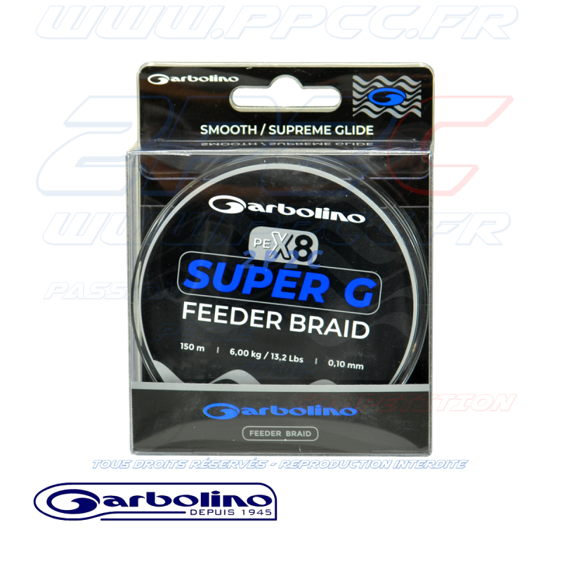 GARBOLINO - SUPER G FEEDER BRAID - TRESSE FEEDER 8 BRINS